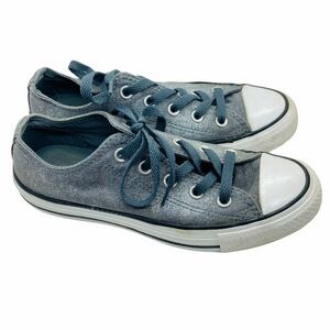 Converse Women All Star Chuck Taylor 545025F Gray Silver Sneaker Shoes Size 6